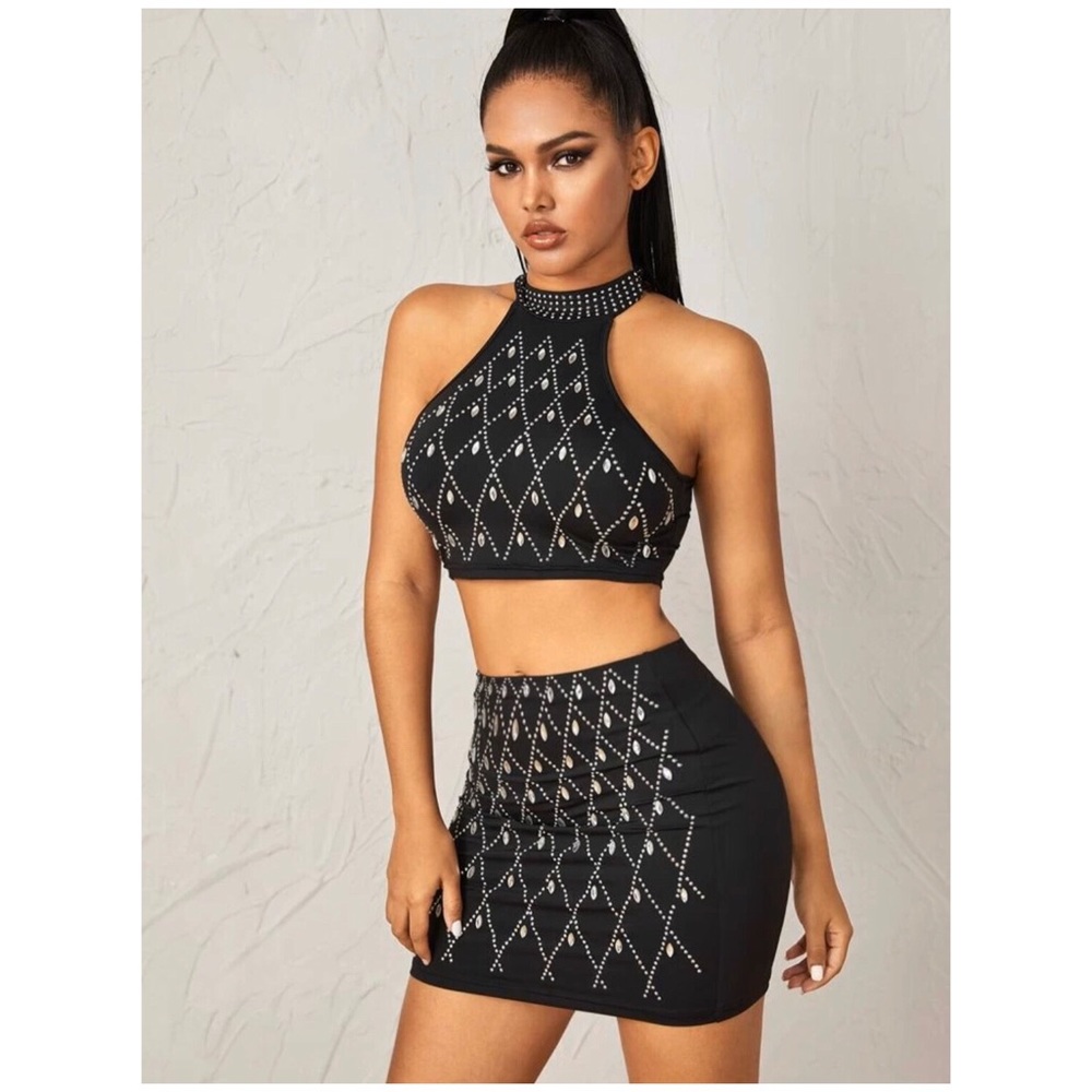 5⭐️ Jeisha Beaded Skirt Set - Picture 4 of 8